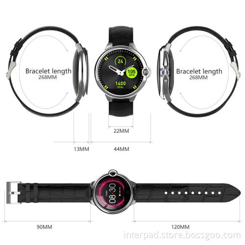 1.22" IPS | Metal shell | Multiple sports mode | new smart watch | Interpad